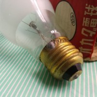 【電球】オカダ電球 白熱電球　岡田乾電池株式会社 側面