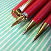 【ペンセット】セーラー 万年筆 ボールペン シャープペン 種類2ペン先
