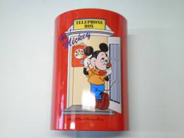 【ゴミ箱】ディズニー ミッキー 電話ボックス 銅板製