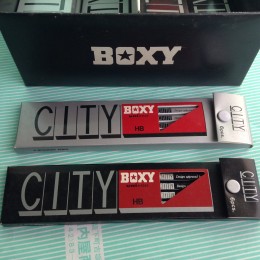 【鉛筆】三菱 BOXY CITY  HB　6本 2色