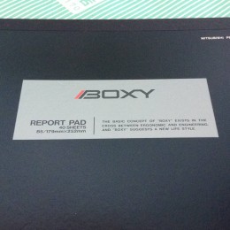 【レポートパッド】BOXY レポート用紙 B5 説明書き