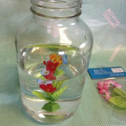 【造花】あなたの部屋でゆれる　水中花　2種セット 水中花