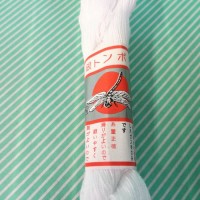 【糸】白鳳凰 銀トンボ手ぬい糸　木綿糸 4色 説明 表