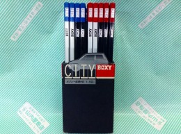 【鉛筆】三菱 BOXY HB　CITY　2種2色セット