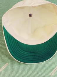 【帽子】野球帽　白 キャップ　つば つば
