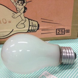 【電球】東芝ランプ 二重コイル 30W 電球 8個セット 側面