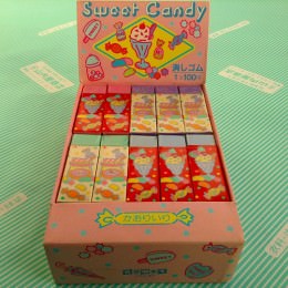 【消しゴム】Sweet Candy 消しゴム 4色