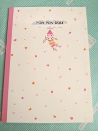 【ノート】ヤングコクヨ PON PON DOLL　ドール ピンク