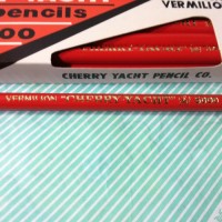 【鉛筆】CHERRY YACHT NO5000 赤鉛筆 表記
