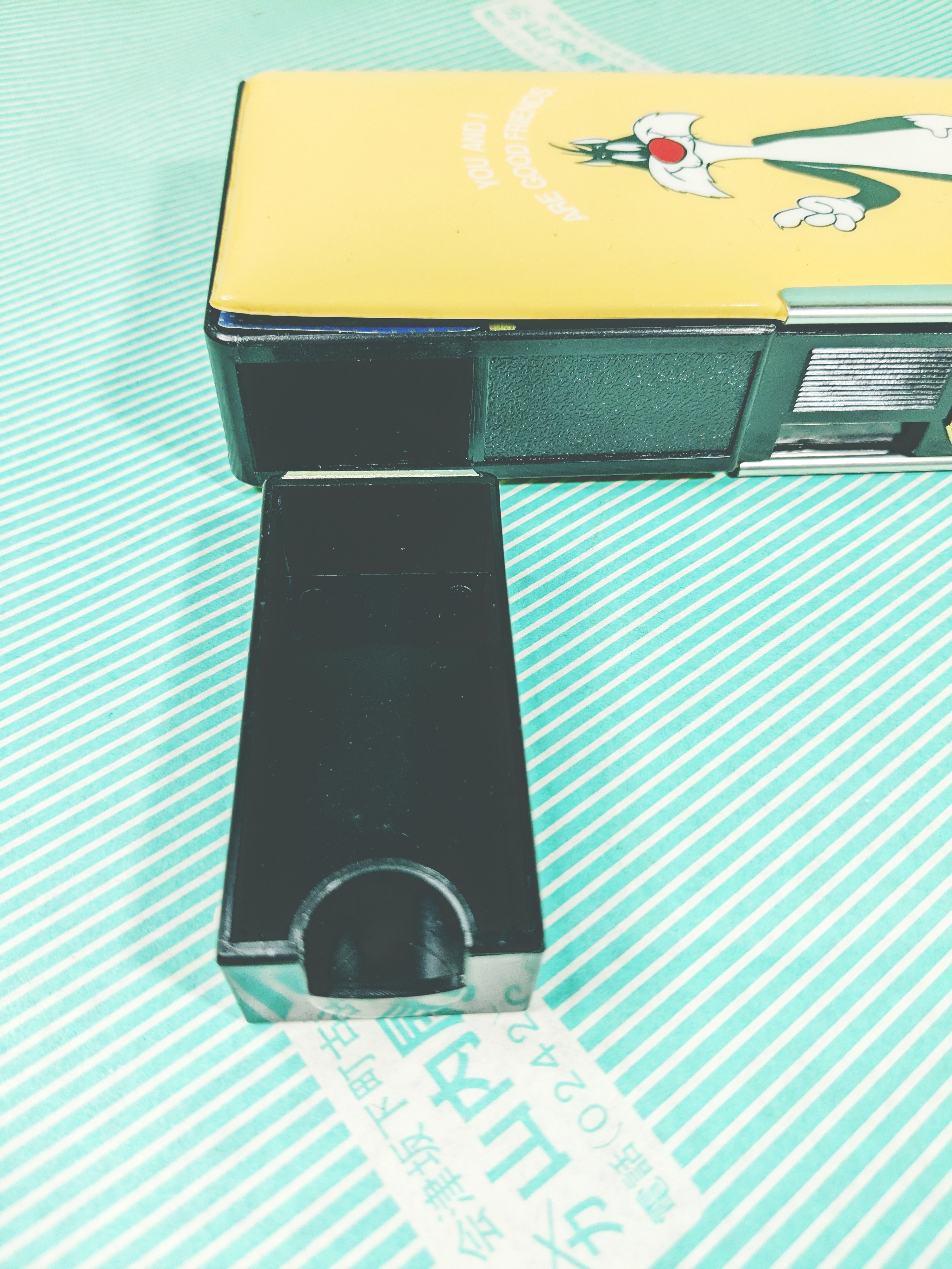 【筆箱】両面筆入れ ワーナーキャラクター Tweety Sylvester ビック3筆入れ 日本製 当時物の商品画像6
