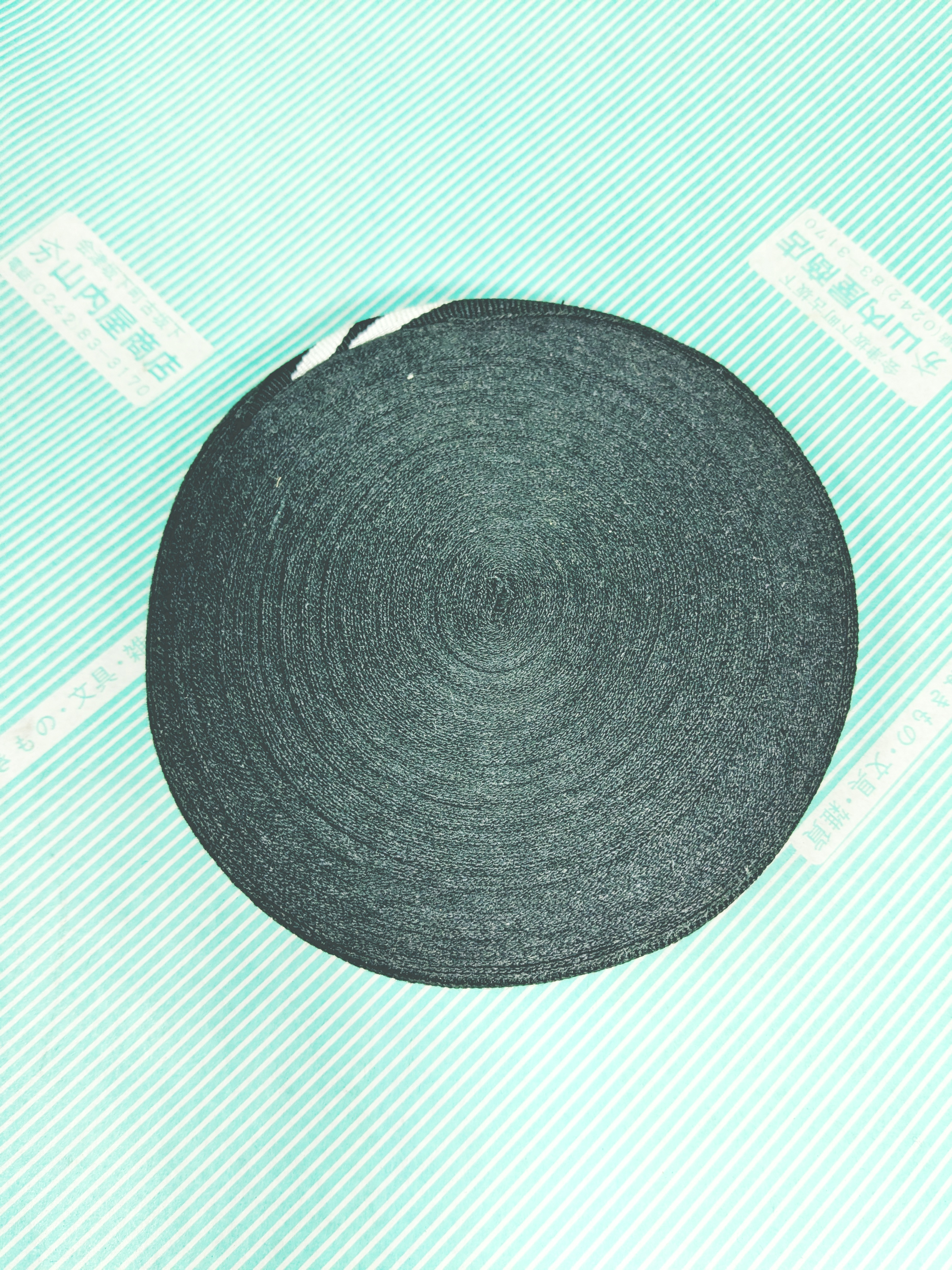 【リボン】平紐 白黒ストライプ柄 幅2.6cm 手芸用 装飾紐 30m巻の商品画像4