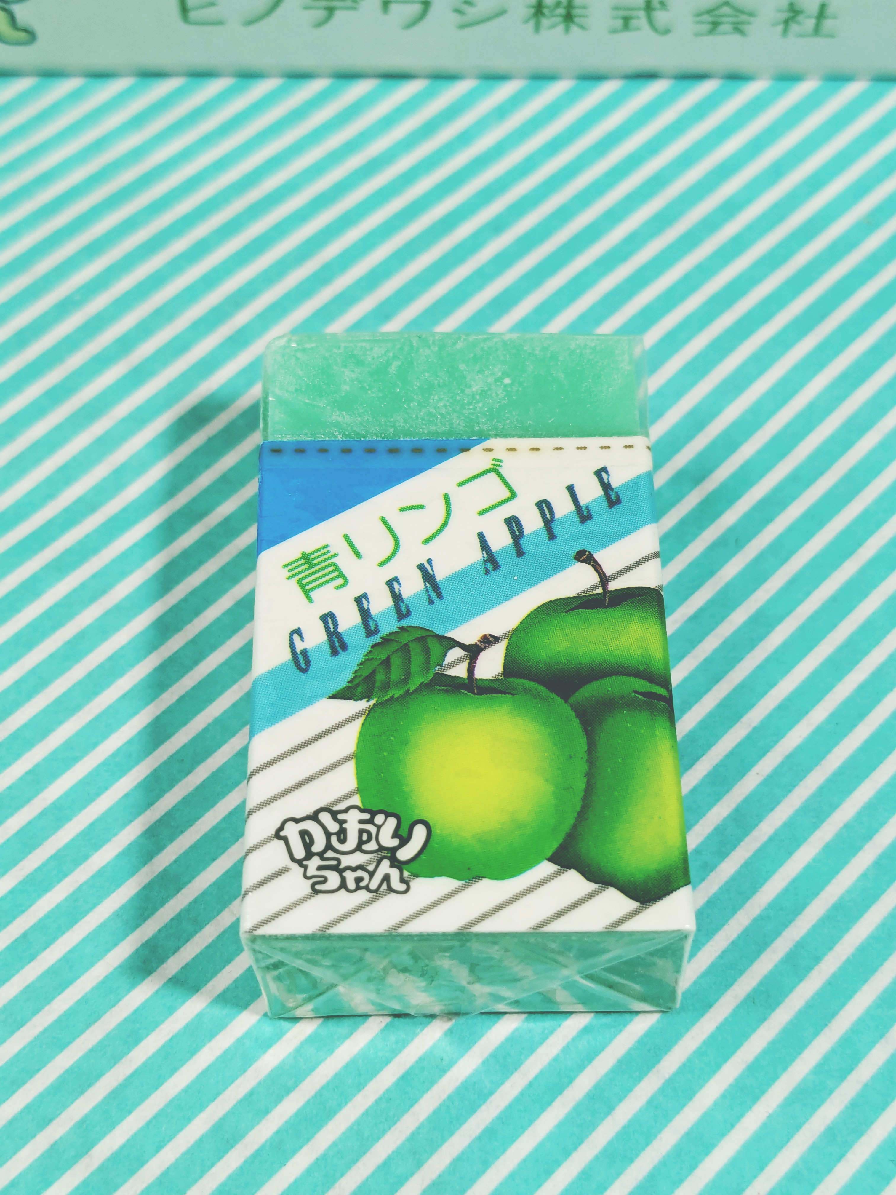 【消しゴム】ヒノデワシ かおりちゃん 青リンゴ 香り付き消しゴムの商品画像2