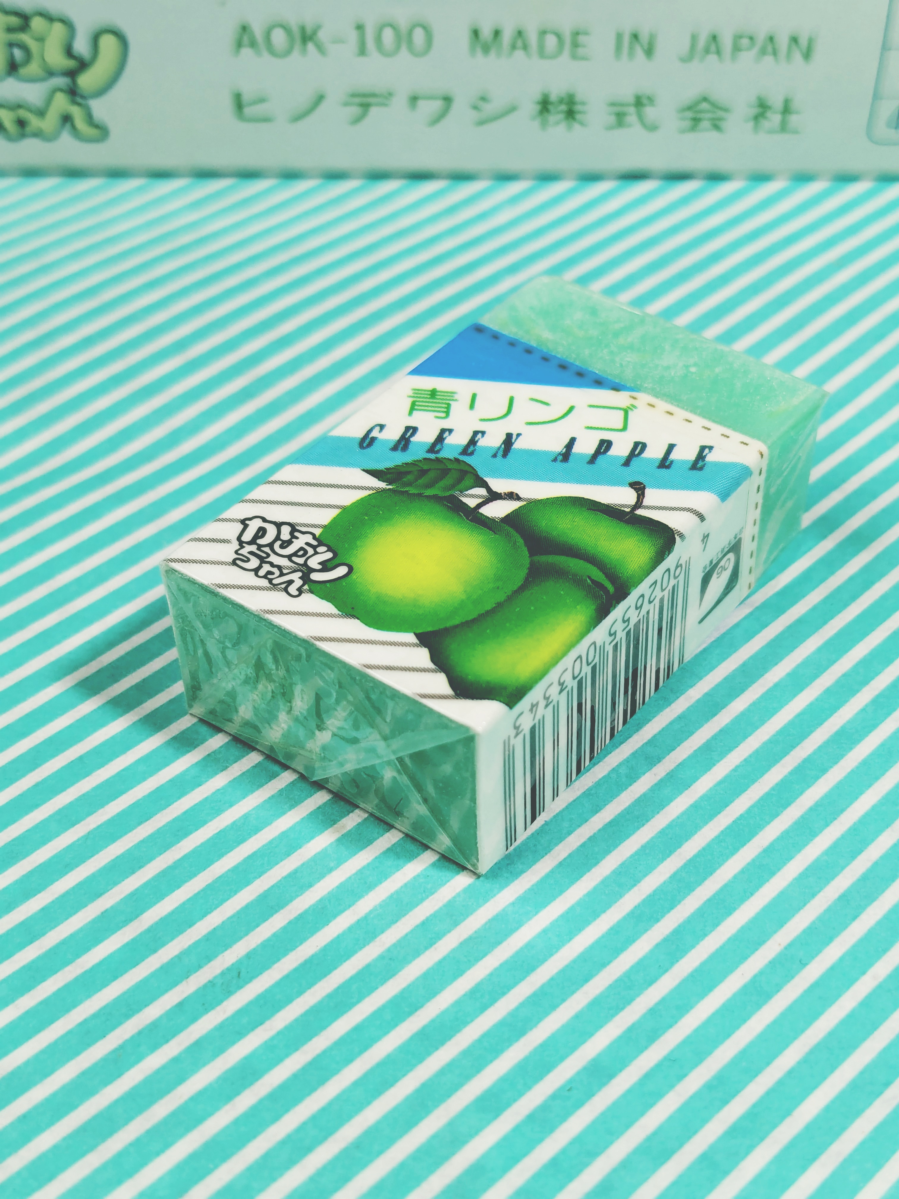 【消しゴム】ヒノデワシ かおりちゃん 青リンゴ 香り付き消しゴムの商品画像6