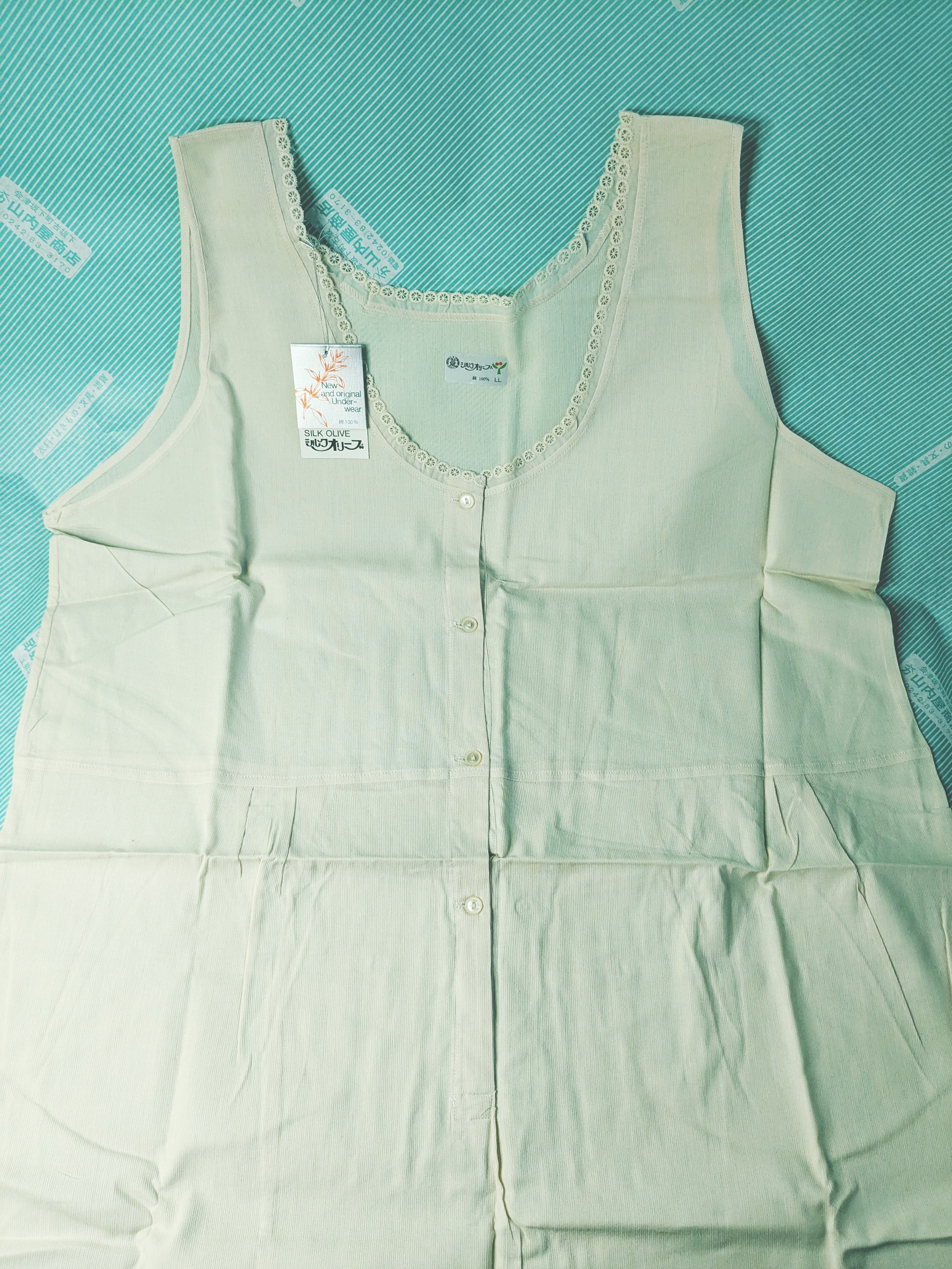 【肌着】グレープ肌着 シルクオリーブ加工 ダルマシミーズ 女性用の商品画像3