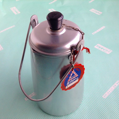 【食器】ミカド印 アルミ製スープ容器　ポット