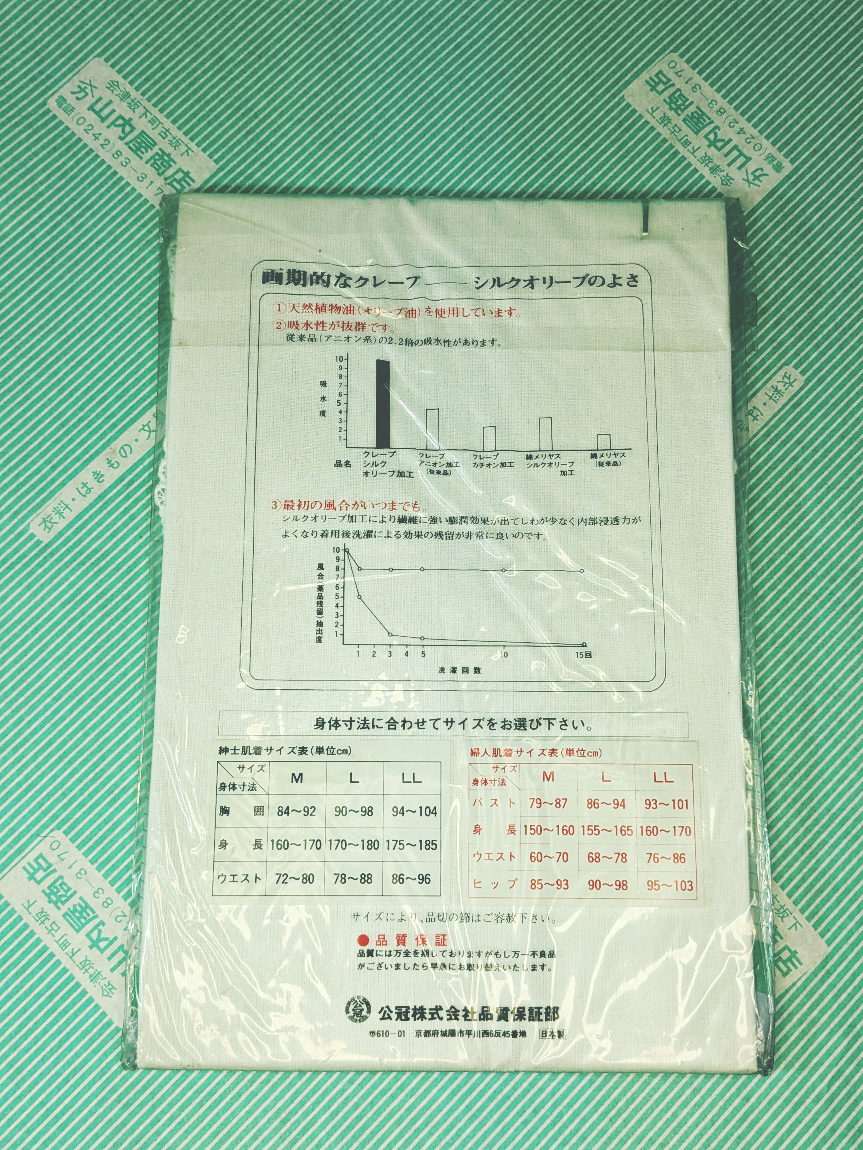 【肌着】クレープ肌着 シルクオリーブ フレンチ袖 レディース 綿100 レースデザインの商品画像2