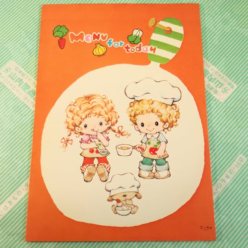 【便箋】ユーカリ社　MENU for today