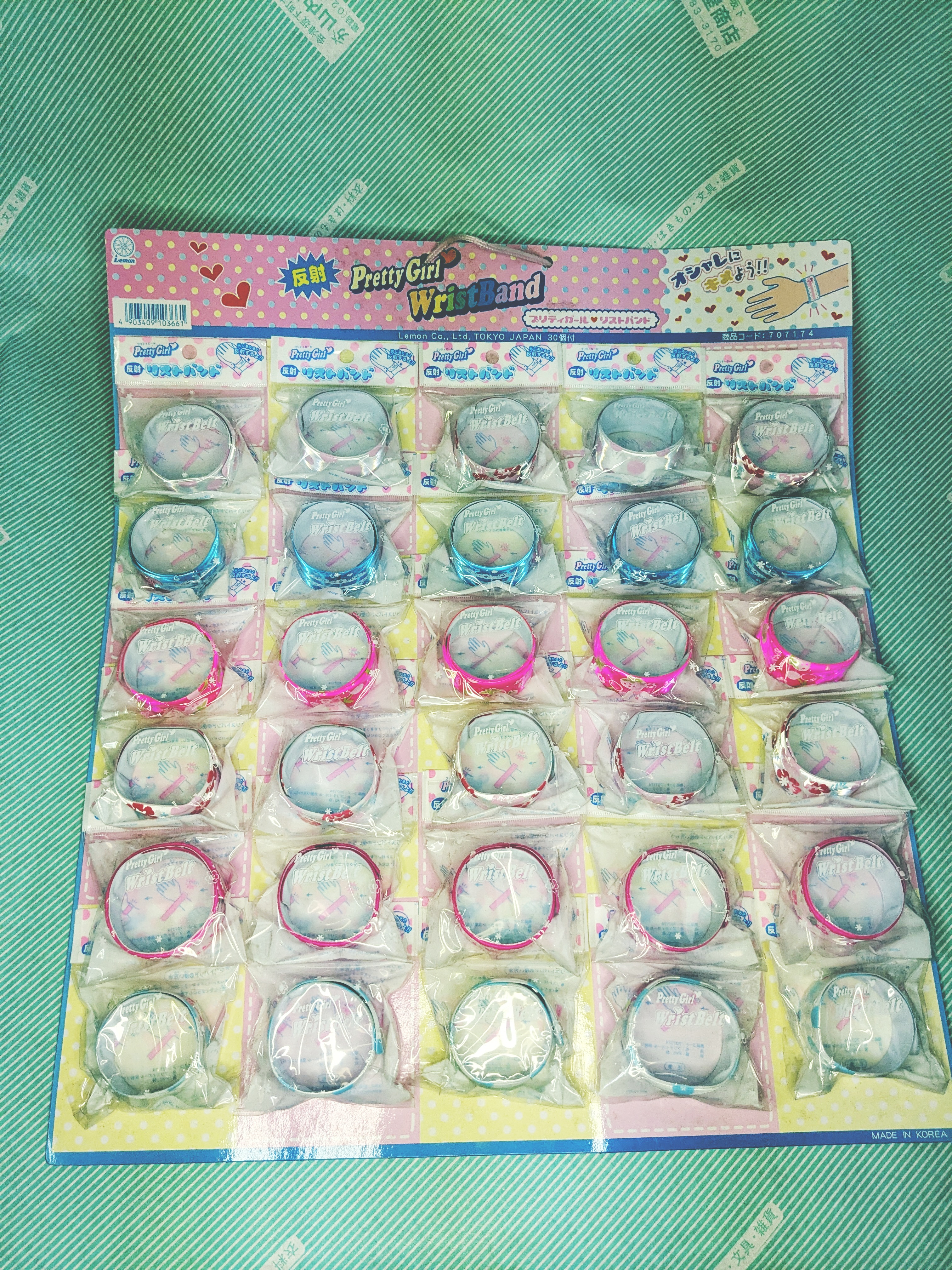 【リストバンド】パッチンバンド プリティガール 反射 6種の商品画像2