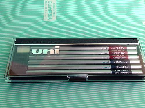 【鉛筆】三菱 UNI CUSTOM 1ダース 消しゴム付