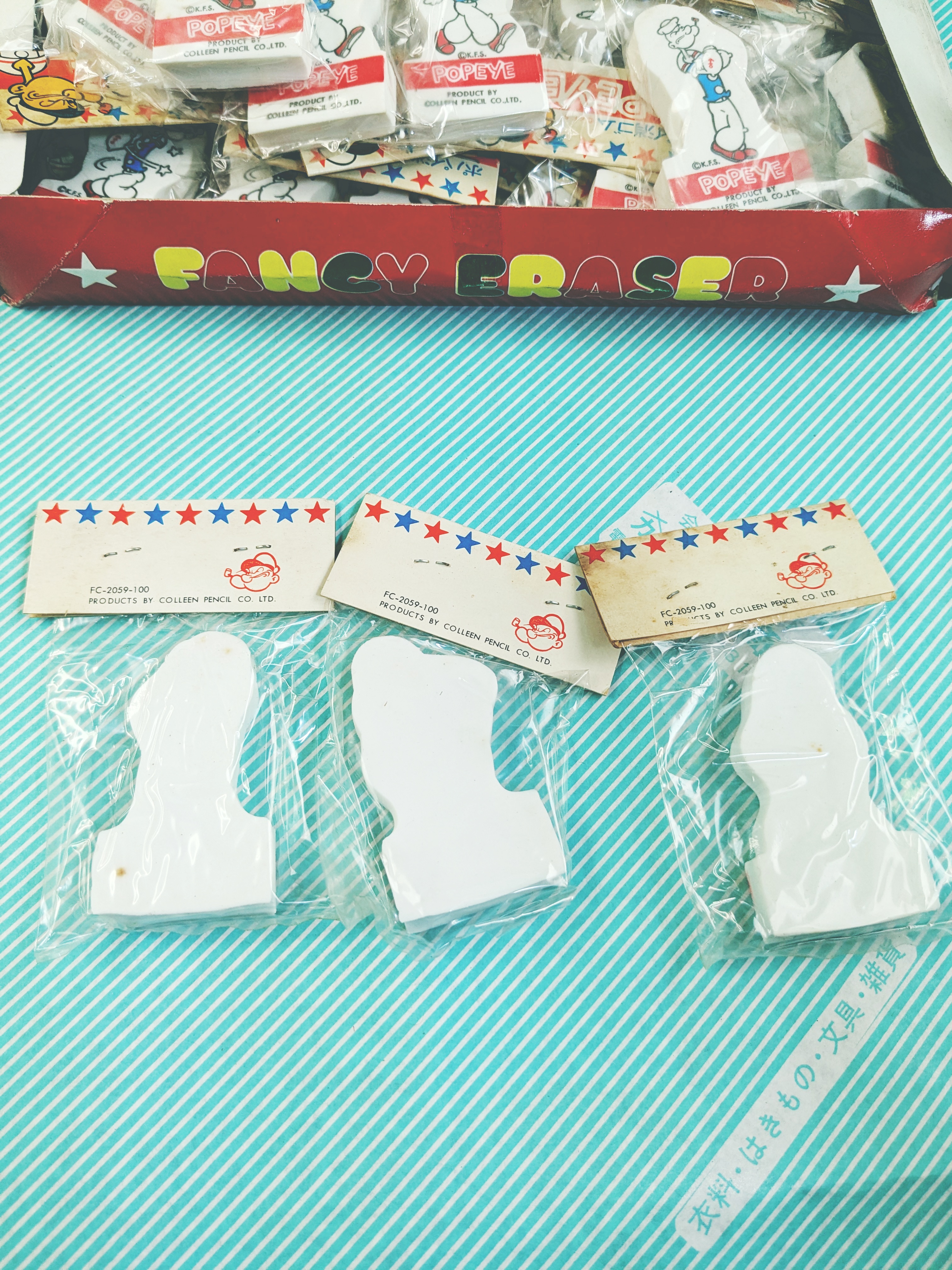 【消しゴム】コーリン鉛筆 ポパイ消しゴム　POPEYE 3種類の商品画像3