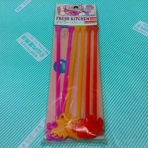 【マドラー】FRESH KITCHEN 6本セット　魚型