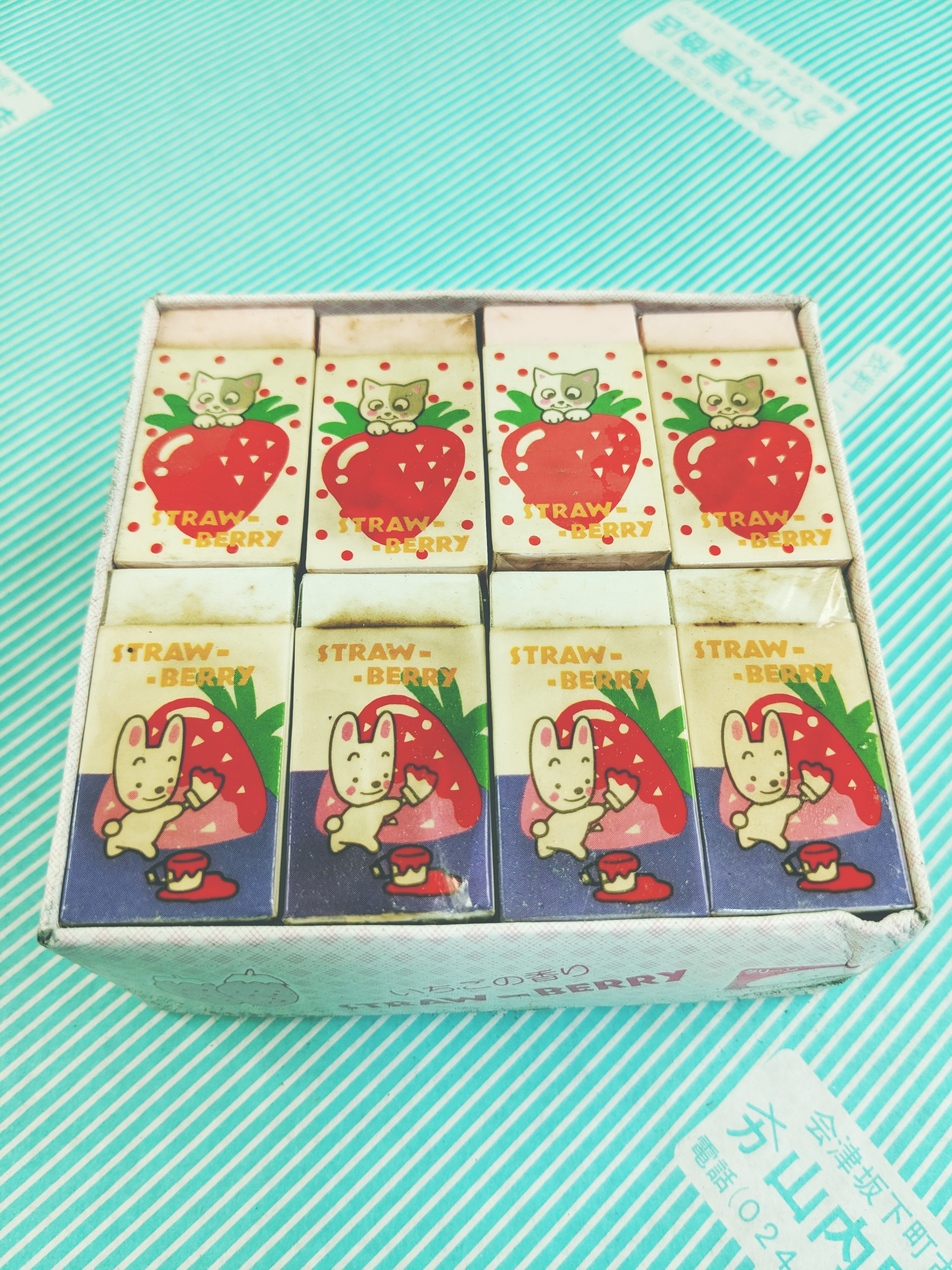 【消しゴム】ヒノデワシ ストロベリー 苺の香り