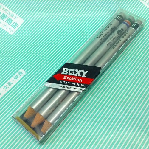 【鉛筆】三菱 BOXY PENCIL 3本入り