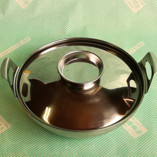 【調理器具】一人用　ステンレススチロールちり鍋　18cm