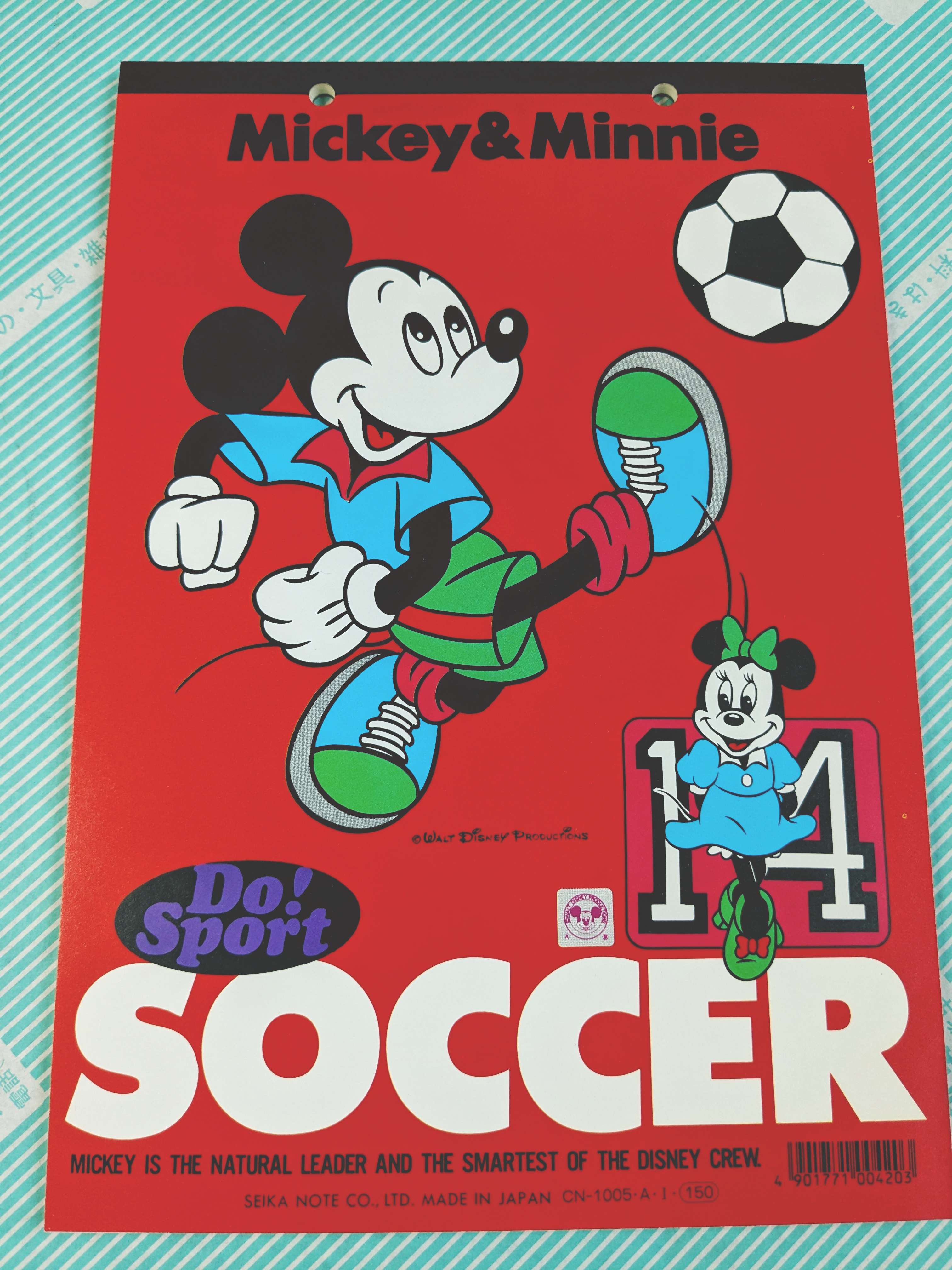 【レポートパッド】セイカノート  B5 レポート用紙 ディズニー ミッキー スポーツ シリーズの商品画像3