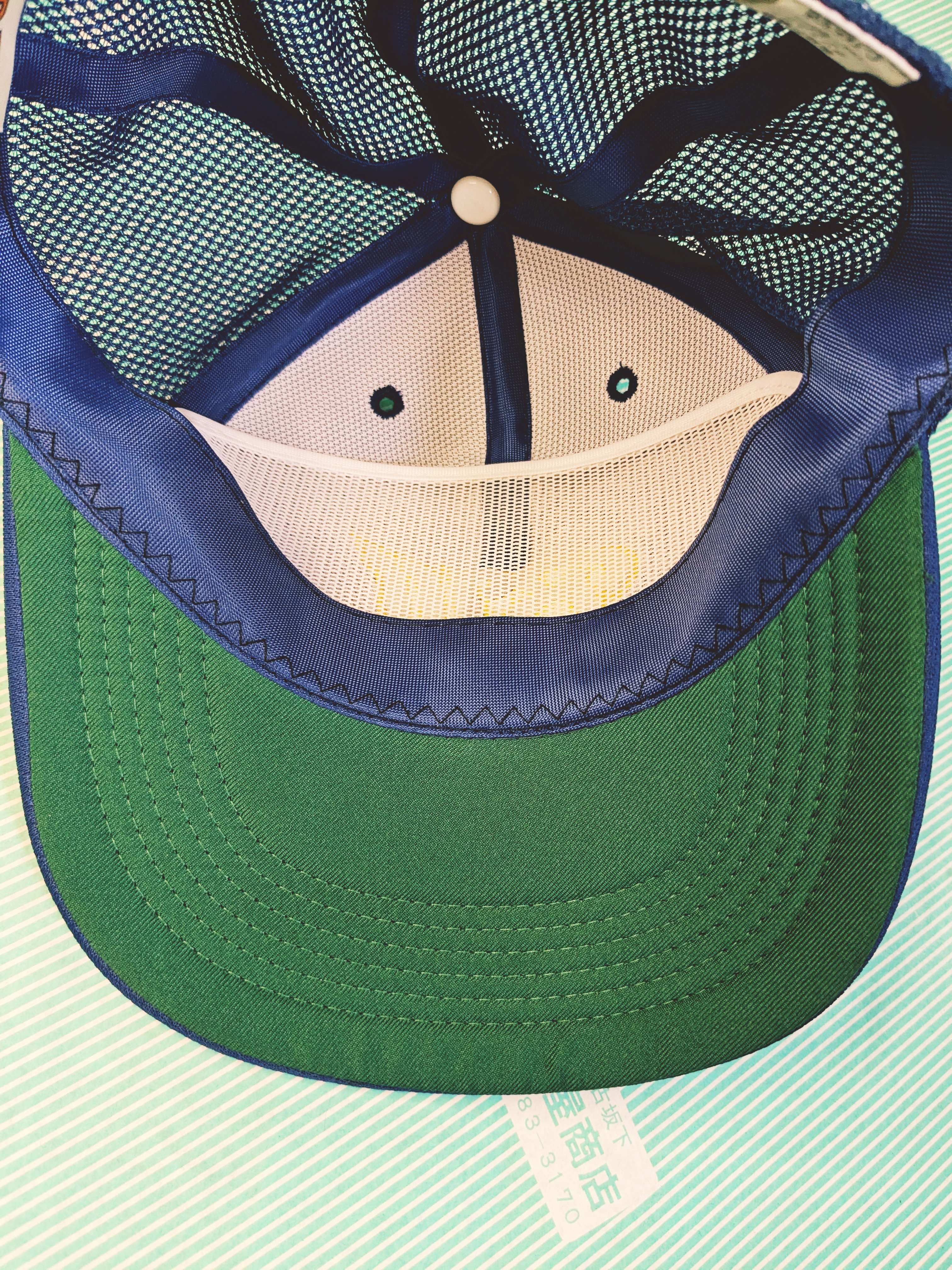 【野球帽】オリックスブルーウェーブ BWメッシュ 子供用 Mサイズ キャップ 当時物の商品画像5
