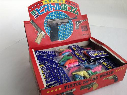 【消しゴム】世界の拳銃 ミニピストル消しゴム