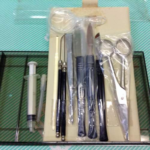 【解剖器】ミツカン 解剖器セット 2種