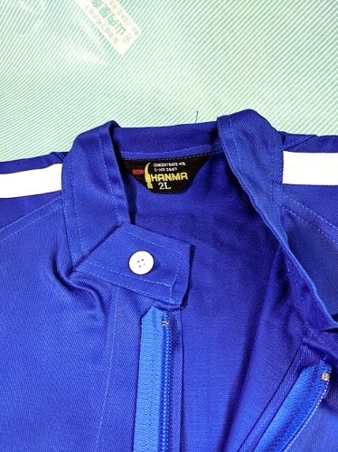 【作業服】昭和レトロ つなぎ 続き服 オーバーオール 青 NEW HANMAの商品画像4