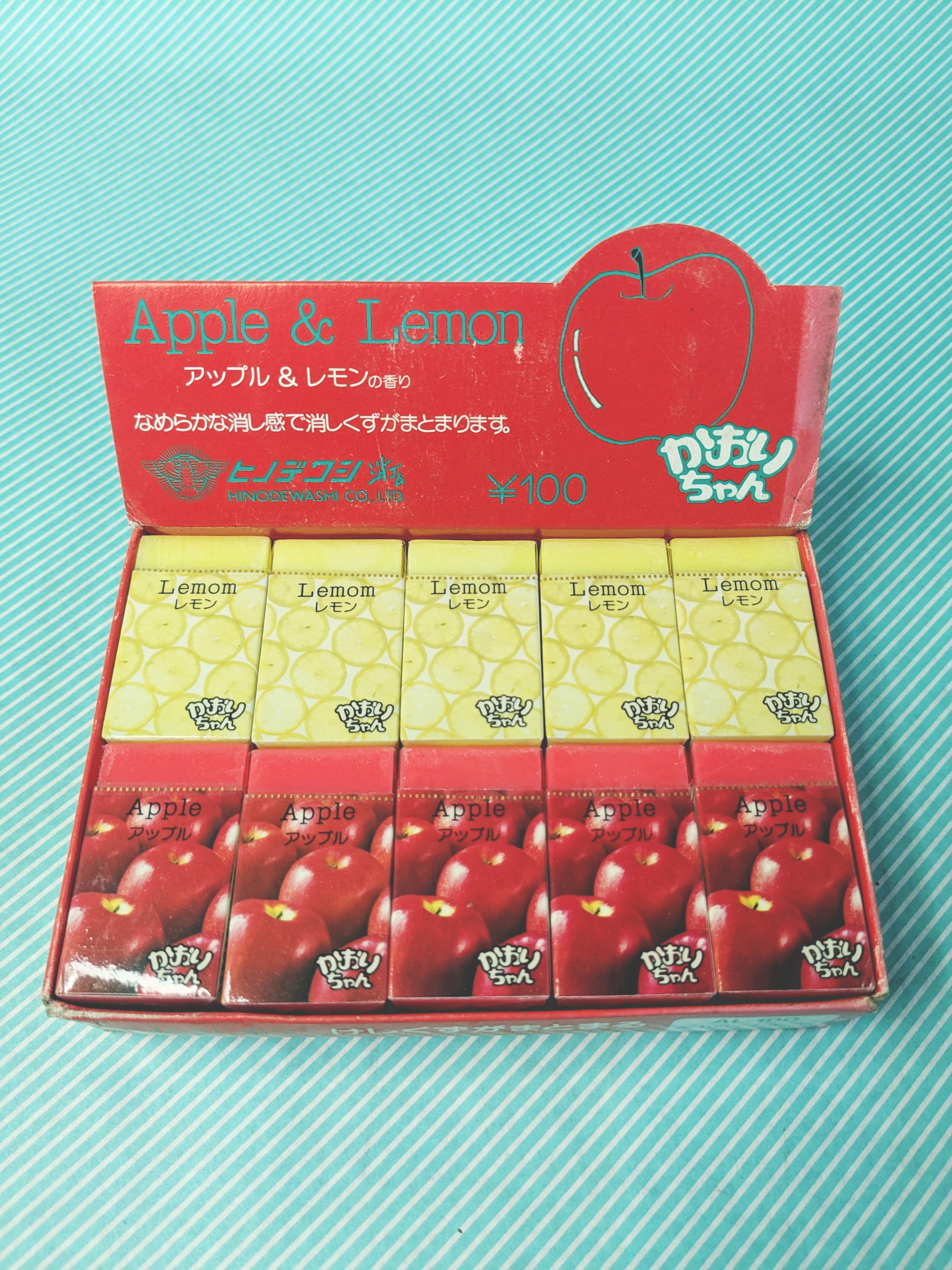 【消しゴム】ヒノデワシ アップル&レモンの香り