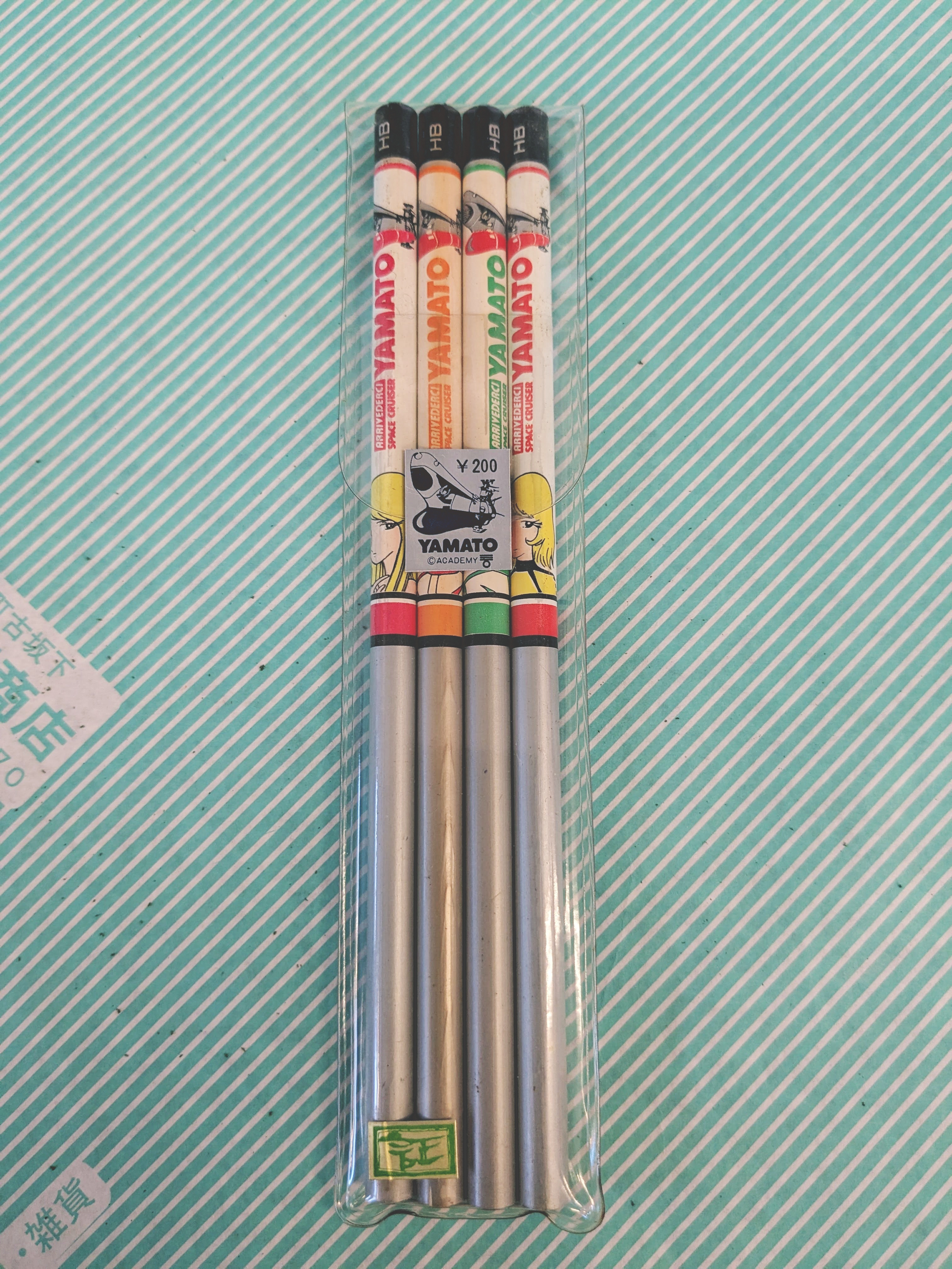 【鉛筆】ミツカン 宇宙戦艦ヤマト 愛の戦士たち 4本の商品画像3