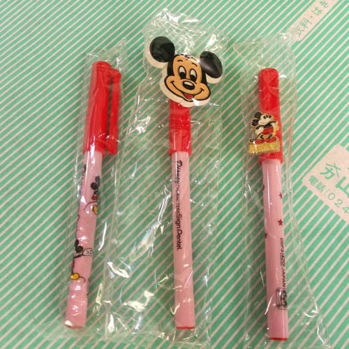 【サインペン】ぺんてる　ディズニーサイン　3種