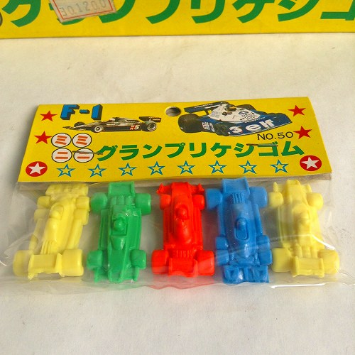 【消しゴム】ナック F-1 ミニミニ グランプリケシゴム