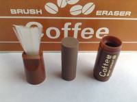 【消しゴム】レモン ブラシ付きコーヒー消ゴムの商品画像2