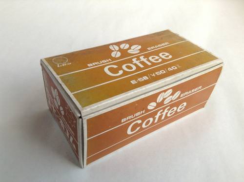 【消しゴム】レモン ブラシ付きコーヒー消ゴムの商品画像5