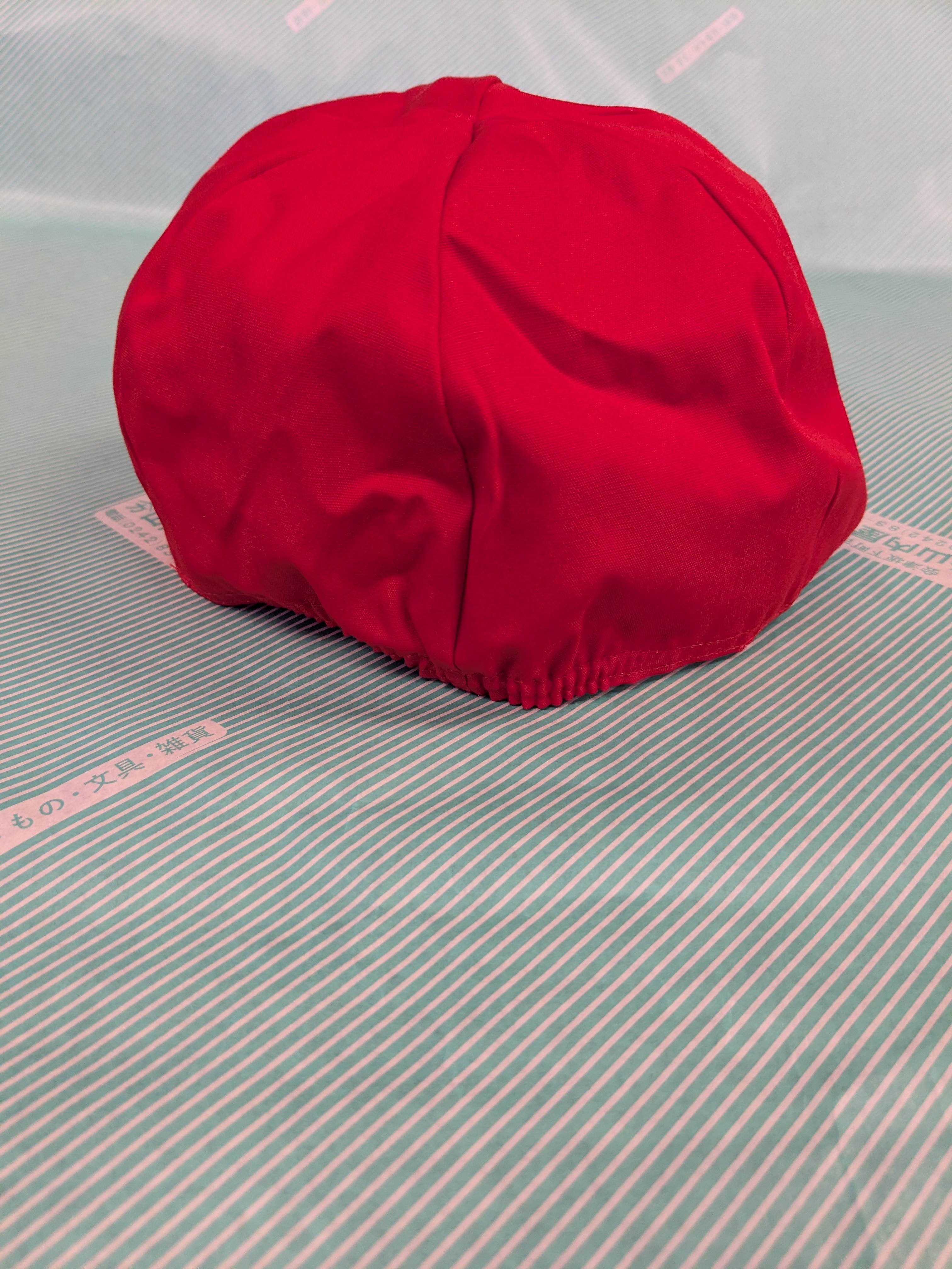 【体操帽子】赤白帽 あごひも(ゴム)付 鍔付き リバーシブルの商品画像4