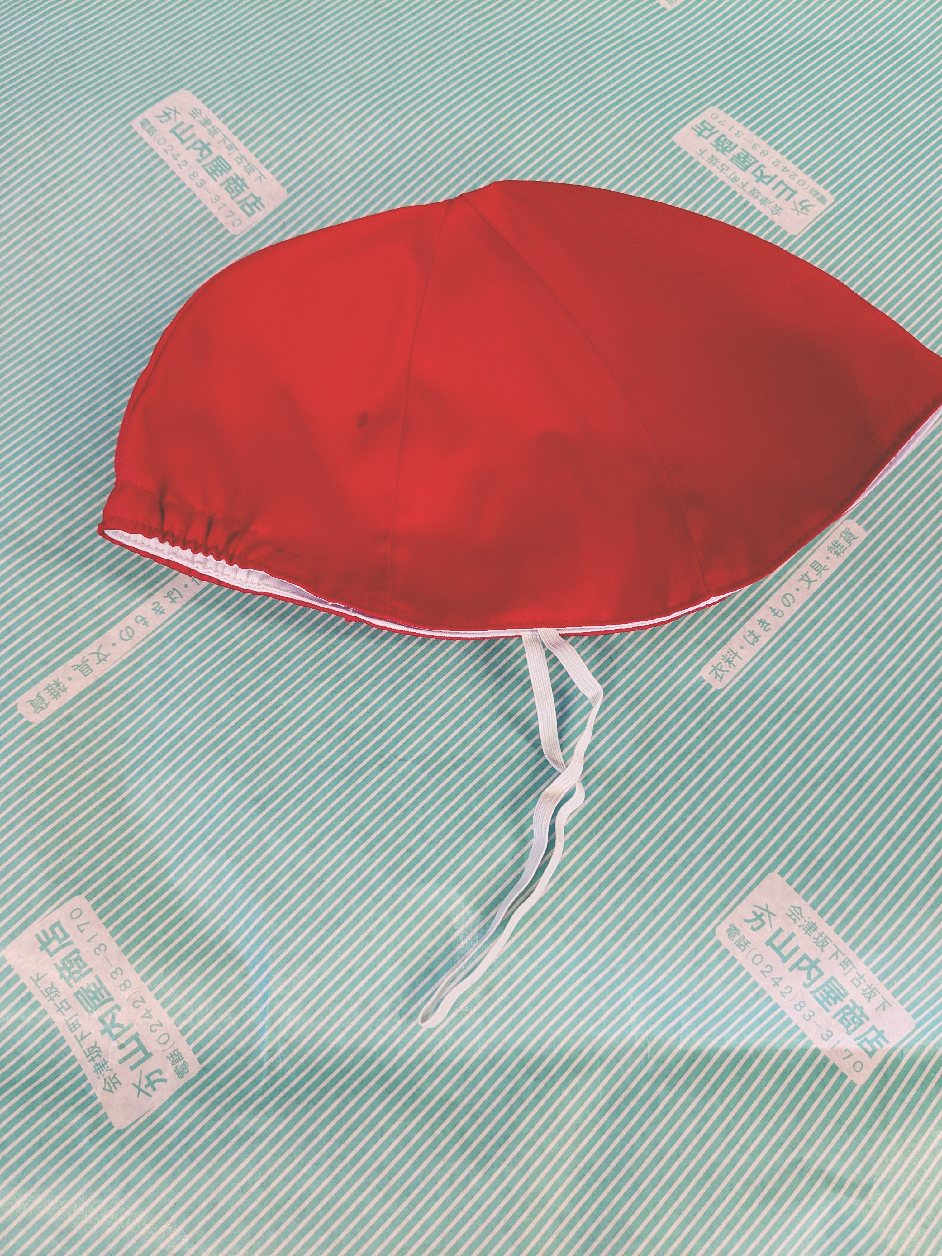 【体操赤白帽子】ギンポー 特選運動帽子 つばなしの商品画像2