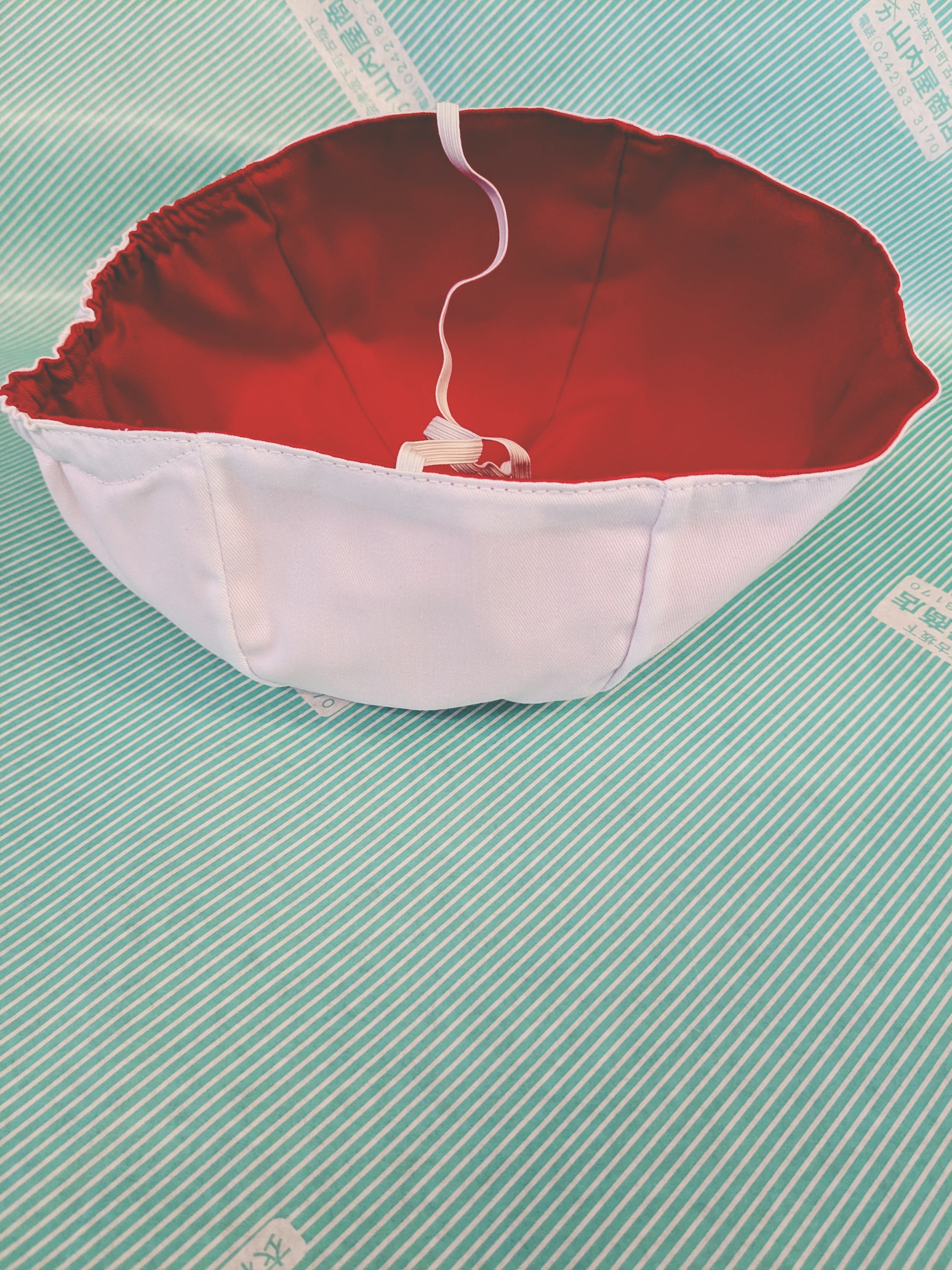 【体操赤白帽子】ギンポー 特選運動帽子 つばなしの商品画像5