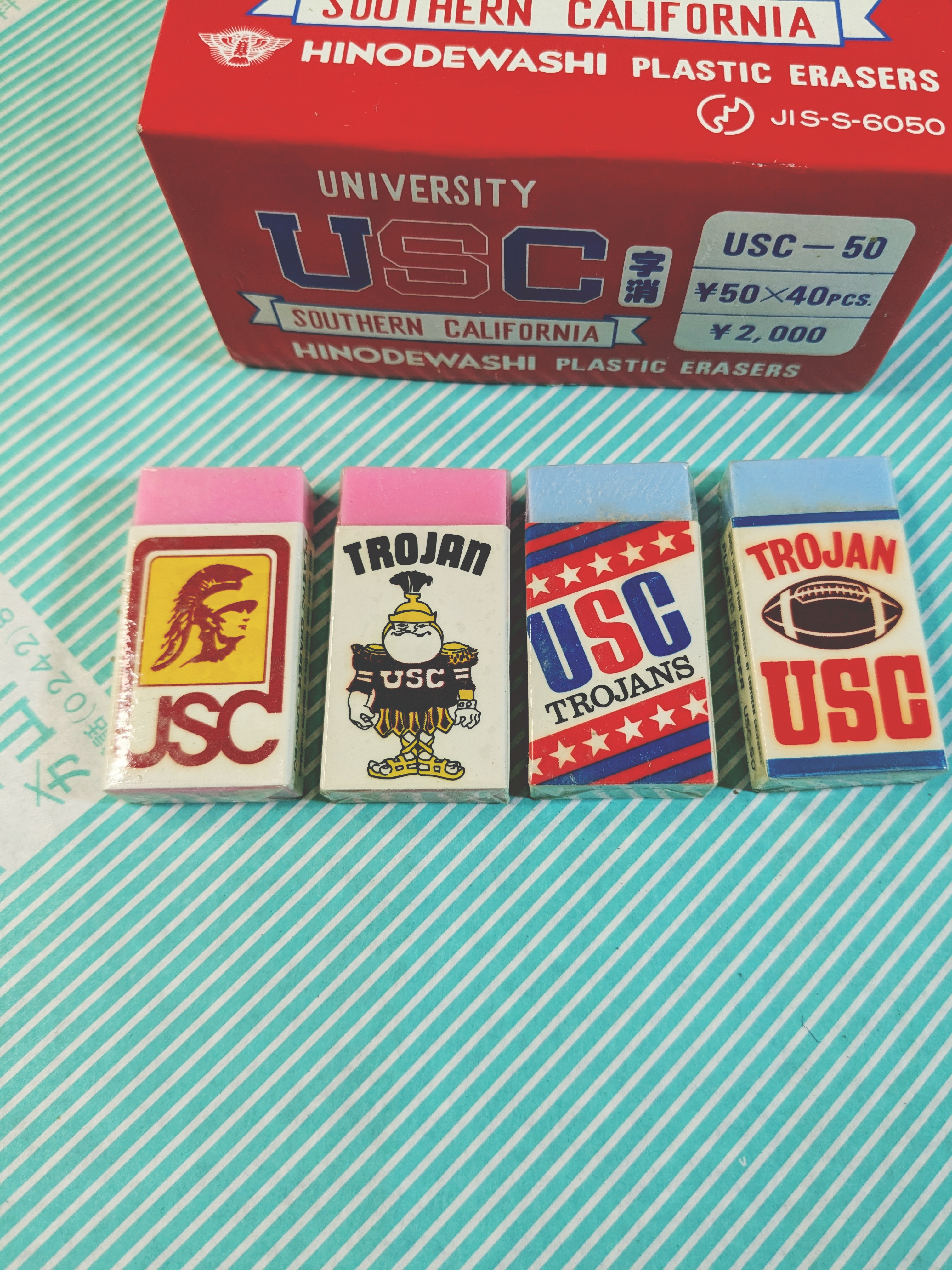 【消しゴム】ヒノデワシ UNIVERSITY USC カリフォルニア大学 字消の商品画像2