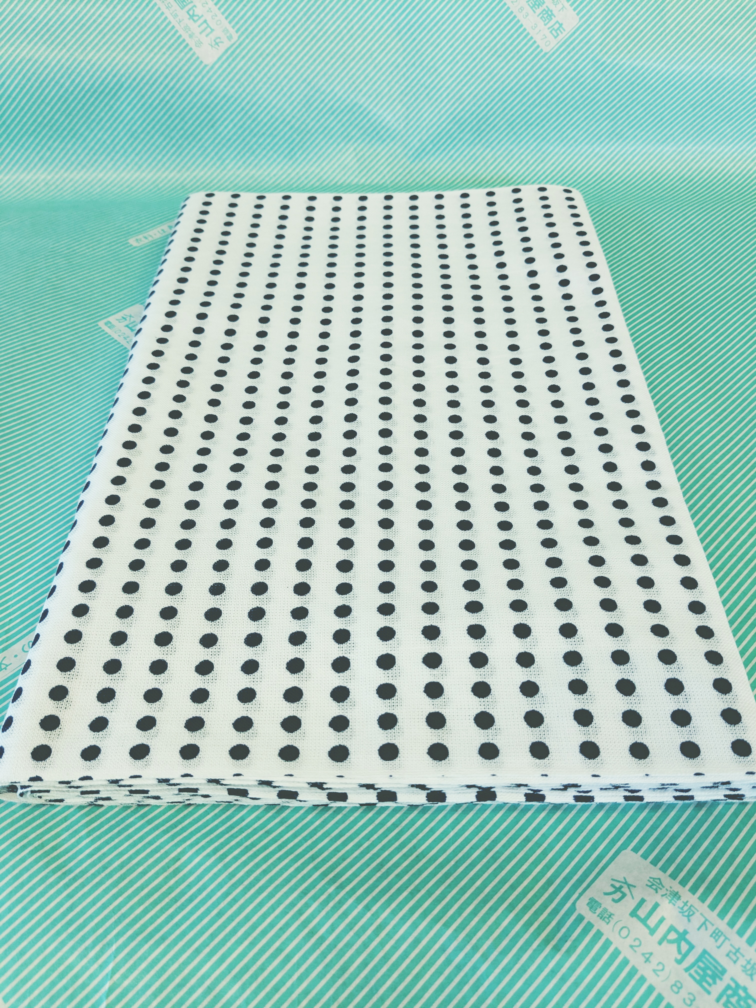 【 手ぬぐい】まめしぼり 豆絞り 黒 鉢巻 お祭りにの商品画像2