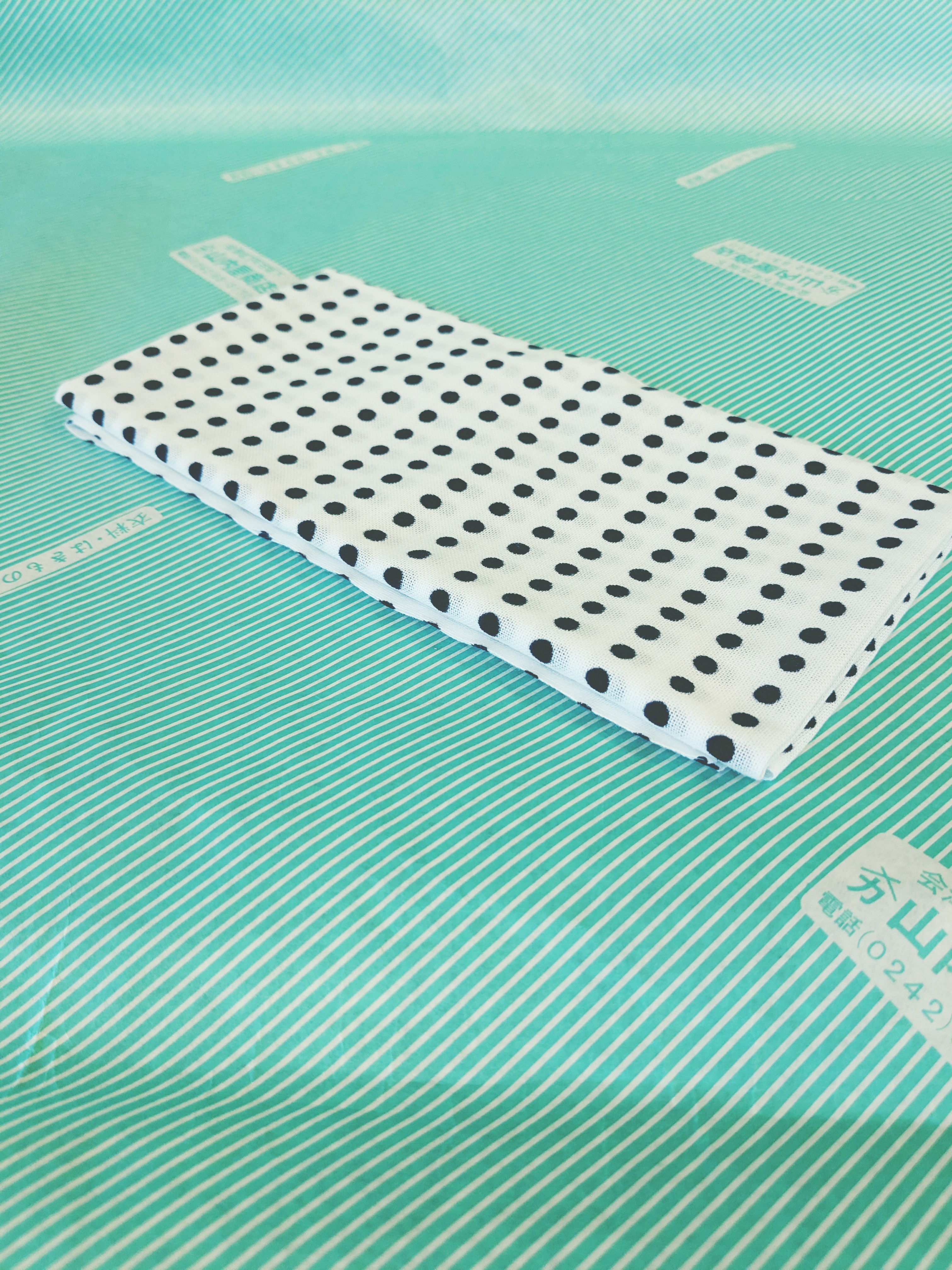 【 手ぬぐい】まめしぼり 豆絞り 黒 鉢巻 お祭りにの商品画像4