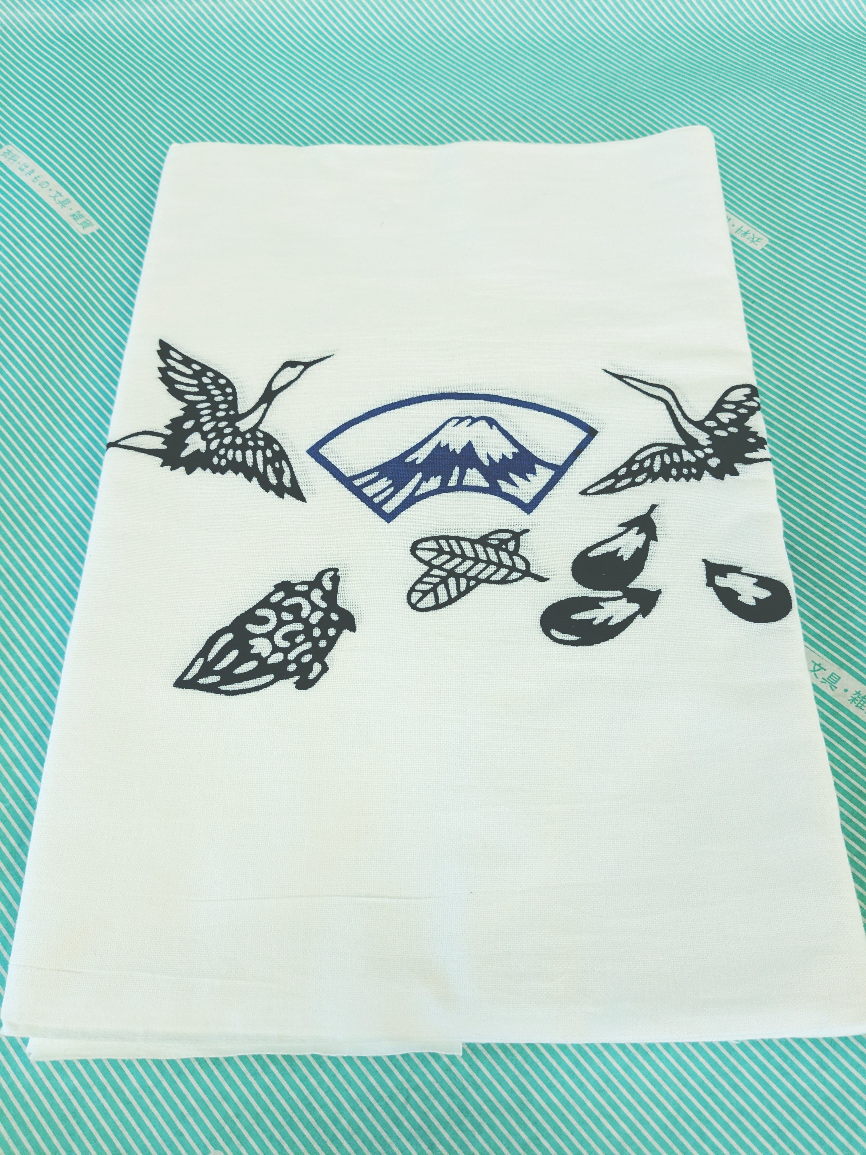【手ぬぐい】鶴 亀 だるま 富士 なすび 柄の商品画像6