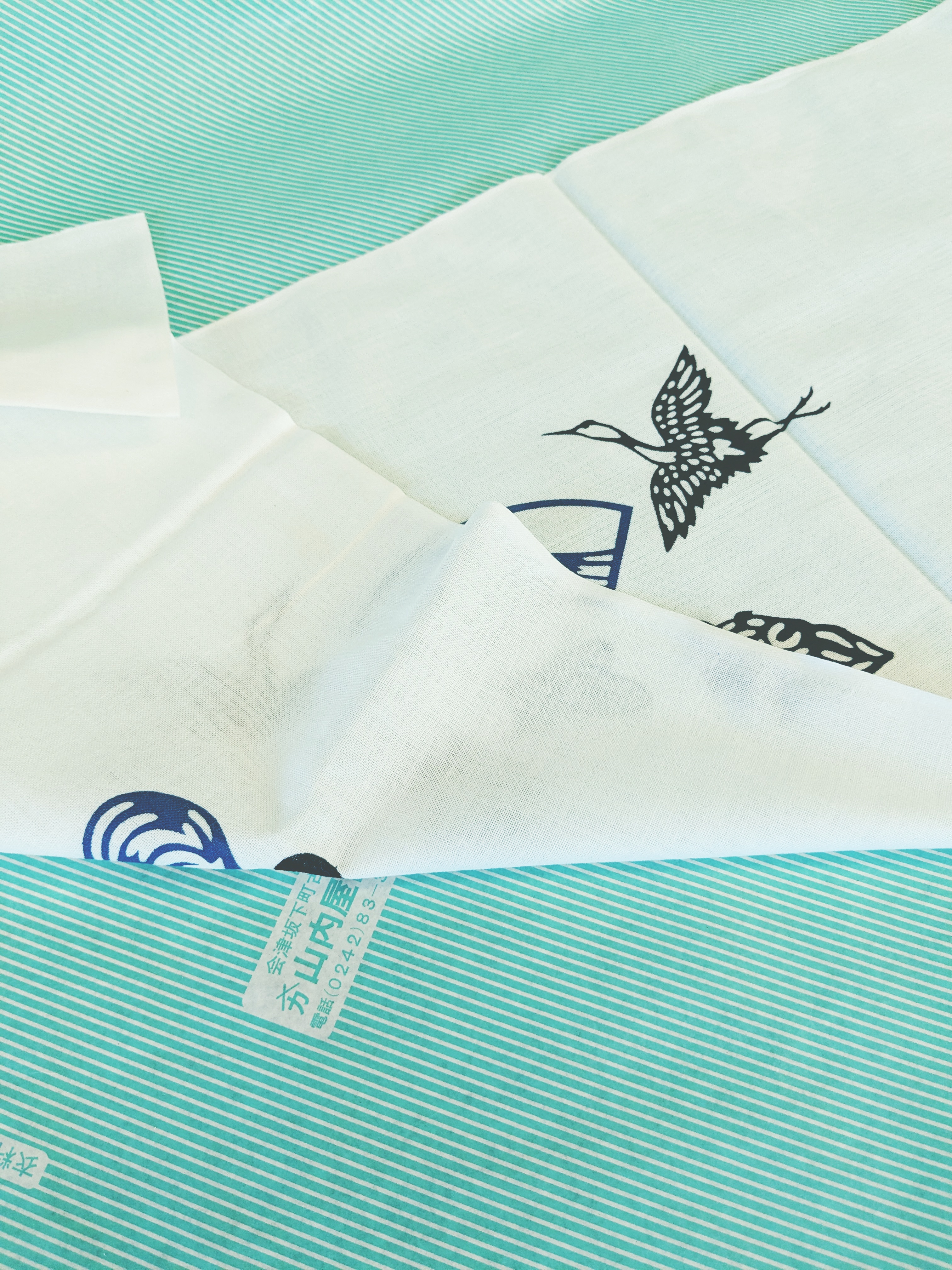 【手ぬぐい】鶴 亀 だるま 富士 なすび 柄の商品画像5