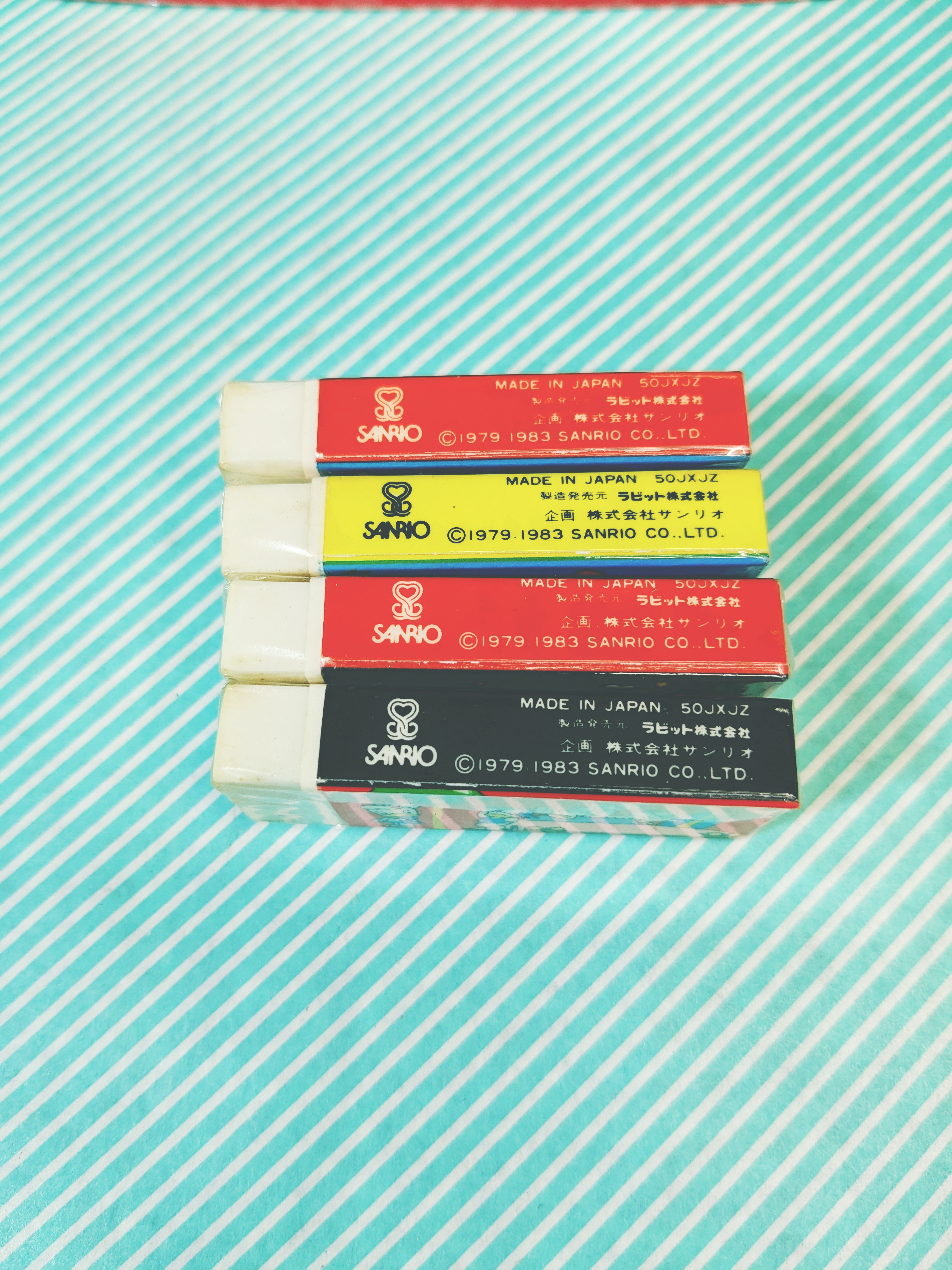 【消しゴム】ラビット QUI-QUAKS サンリオ キャラクター消しゴム（1983年製／4種類）の商品画像4