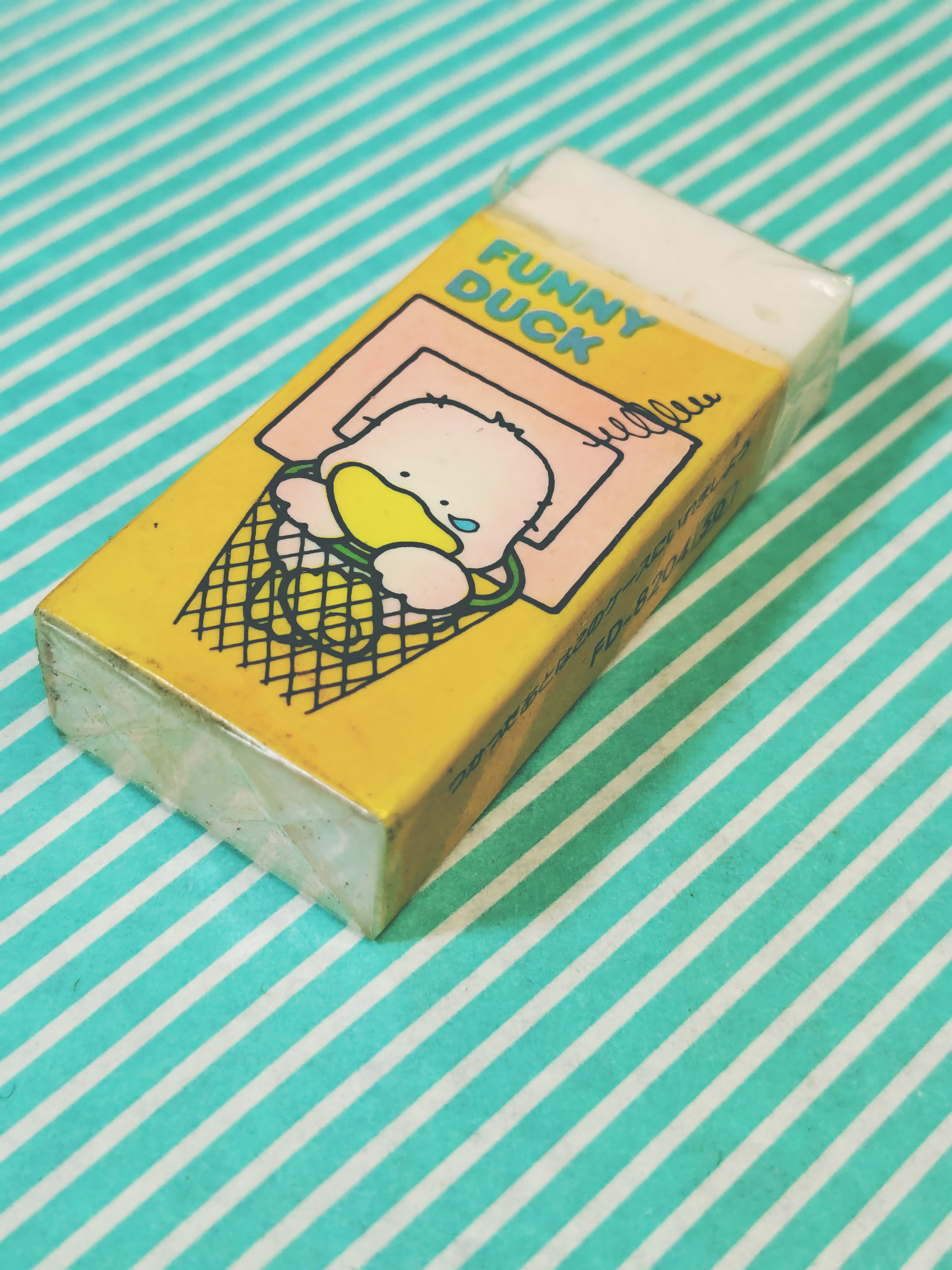 【消しゴム】SUN-BELL FUNNY DUCK 昭和レトロ カラフル消しゴムの商品画像5