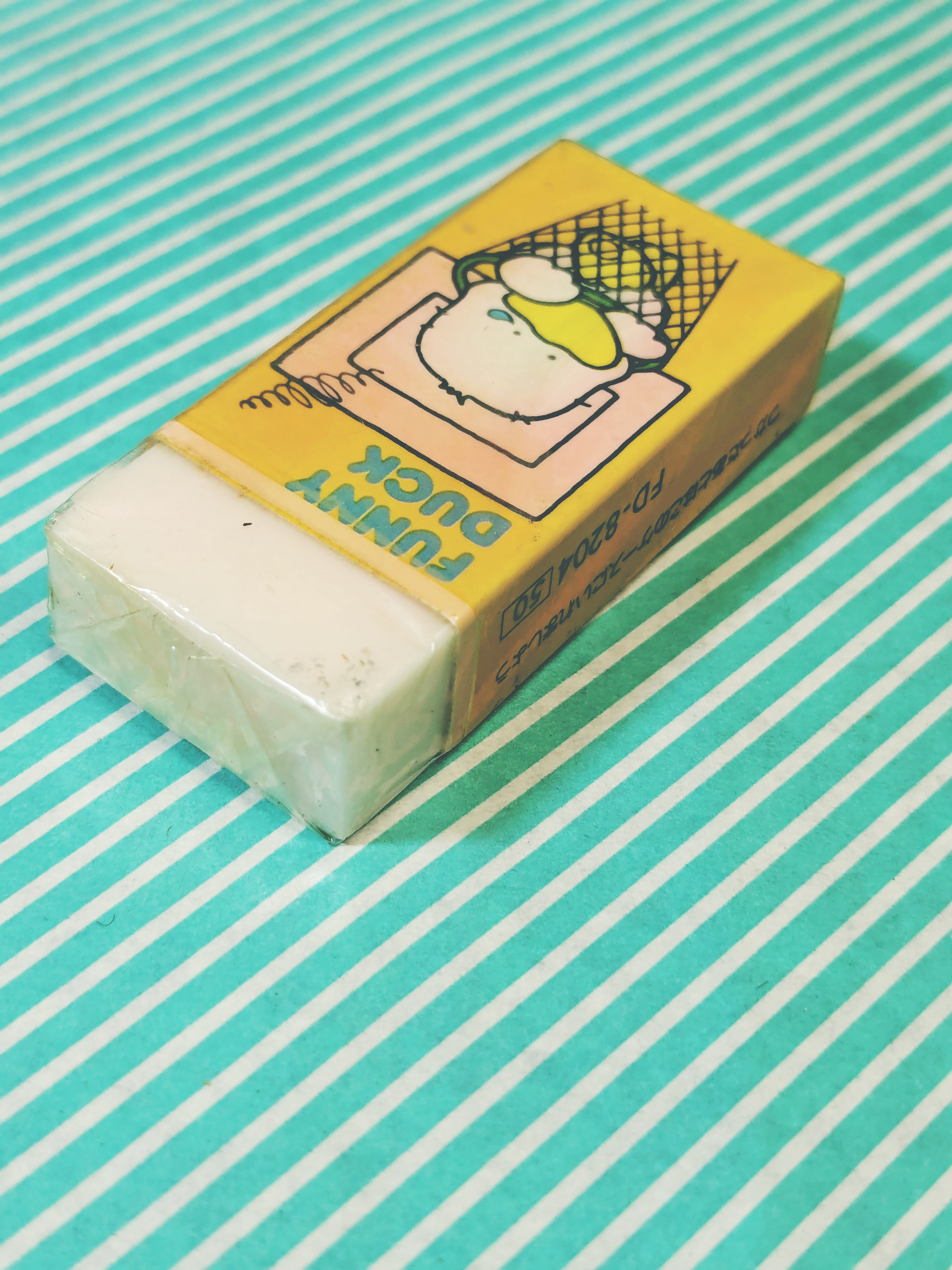 【消しゴム】SUN-BELL FUNNY DUCK 昭和レトロ カラフル消しゴムの商品画像6